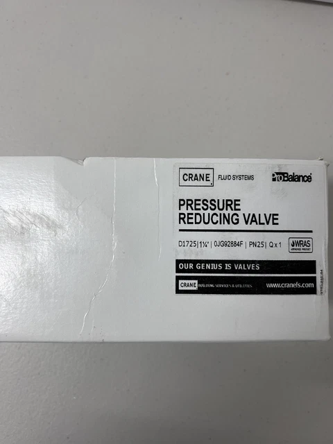 "Valvola riduzione pressione gru D1725l 1 1/4""