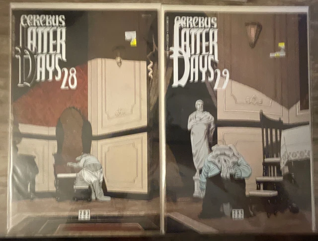 Cerebus Latter Days #28 (293) & 29 (294).      A01