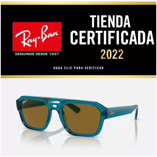 Gafas de sol Ray Ban RB4397 668383 CORRIGAN BIO Blue Polarized Nuevas