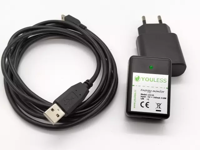 Youless LS110 Energy-Monitor für Stromzähler mit LAN-Anschluss