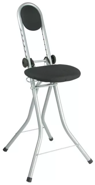 Stehhilfe höhenverstellbar - 91 x 45 cm - Bügel Hilfe Steh Hocker Sitz Stuhl