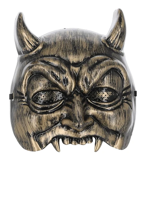 Masque De Loup Argenté En Mousse – Déguisement Hallowen, Mascarade Ou Cosplay – Confortable Et Respirant – Adulte – Demi-masque Réaliste