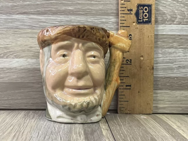 Vintage Toby Style Old Man Character Jug Creamer  Made In Japan