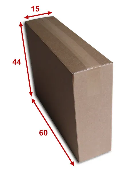50 boîtes emballages cartons  n° 68A - 600x150x440 mm - simple cannelure