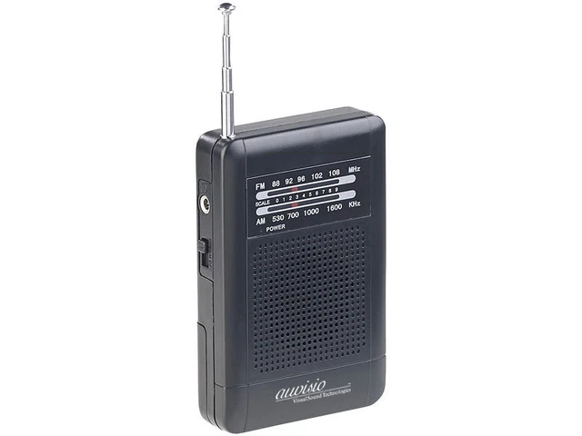 Récepteur radio analogique de poche FM/AM "TAR-202" - Auvisio