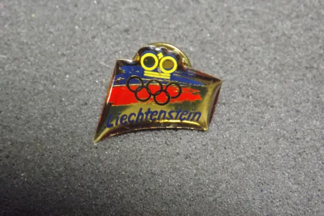 Liechtenstein NOC National Olympic Committee Lapel Pin Used Atlanta 1996 Rare
