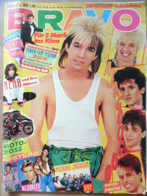 BRAVO 24 - 1983 Limahl M. Jackson BAP Duran Nena Supertramp Bo Hopkins Bowie HSV