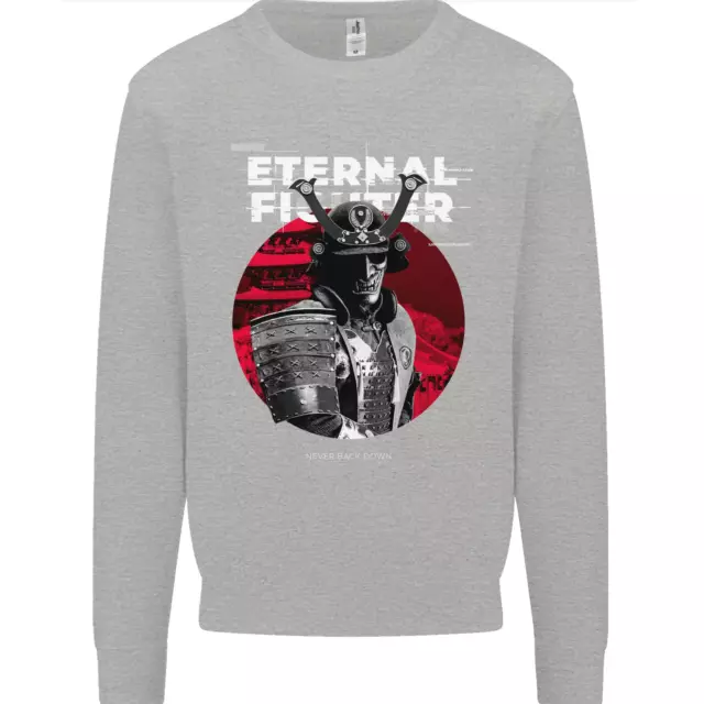 Felpa Maglione Samurai Fighter Skull MMA Arti Marziali Miste 2
