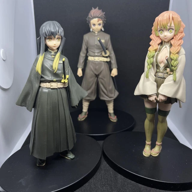 5PCS/SET DEMON SLAYER Tokitou Muichirou Kanroji Mitsuri Figure Model