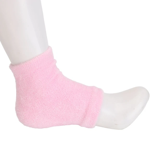 Moisturizing Gel Socks For Dry Cracked Heels 2 Pairs - Soften & Repair Feet