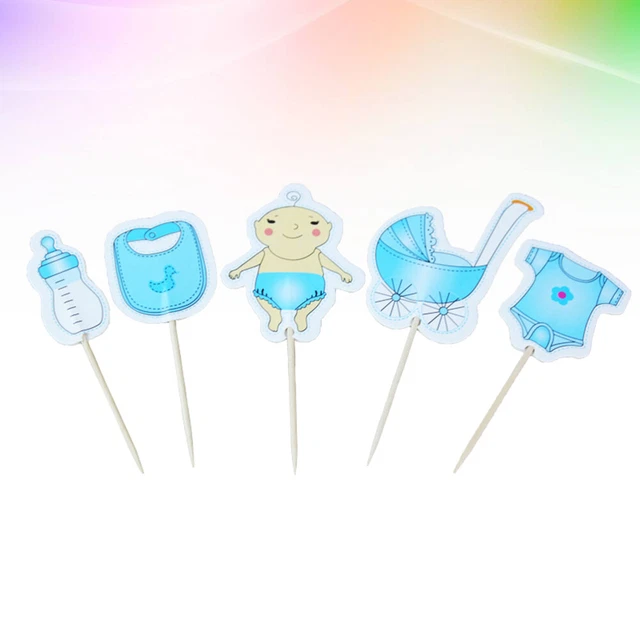 20 piezas de decoraciones de pasteles selecciones de cupcakes taza de cartón para niños pequeños