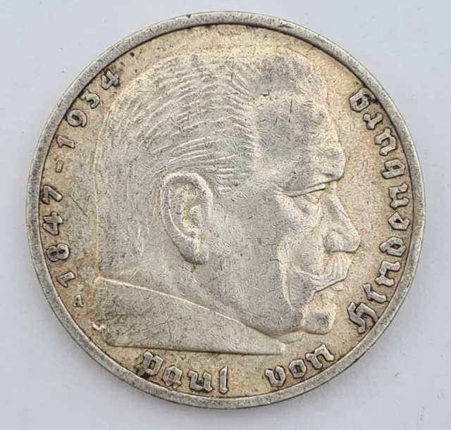 Gemany 5 Mark 1935 A Silver Coin