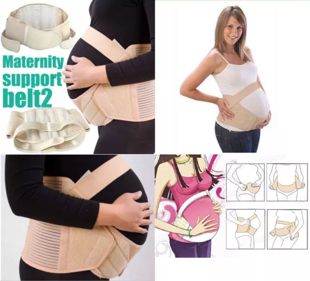 Pregnancy Maternity Special Support Belt Belly Bump Band Lumbar Brace 2
