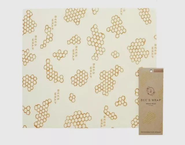 Envoltura de abeja - Envoltura de pan grande - Hecho en los EE. UU. con algodón orgánico certificado -