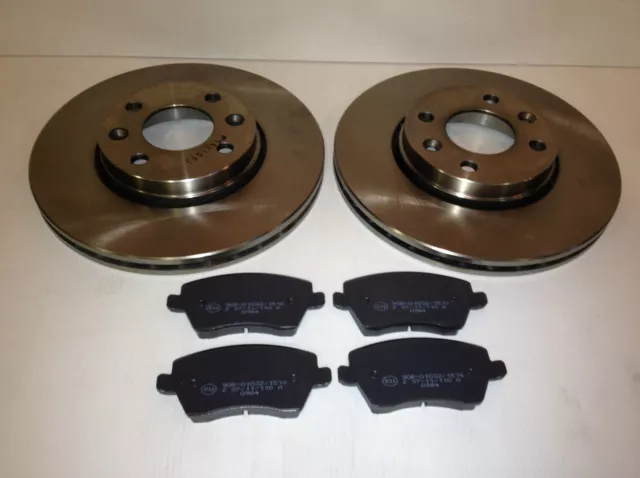 For Renault Clio Mk3 Front Brake Discs & Pads 2005-2011