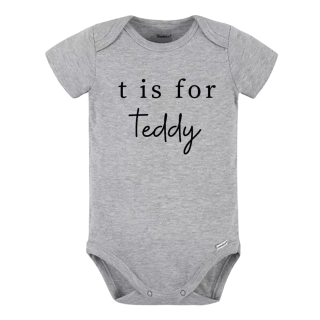 Custom Name Baby Onesie® Personalized Cute Baby Outfit Bodysuit for Baby Shower 3