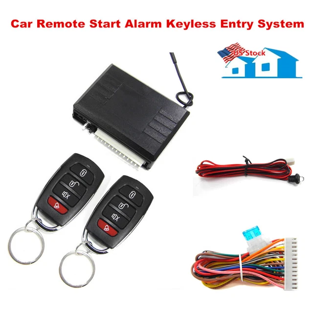Universal Car Remote Unlock with Alarm Keyless Entry System Central Door Lock