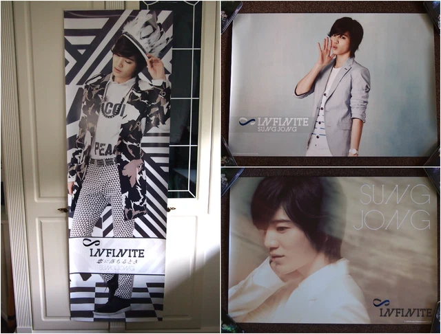 INFINITE 'Koi ni Ochiru Toki' *VERY RARE* poster set Sungjong Myungsoo L