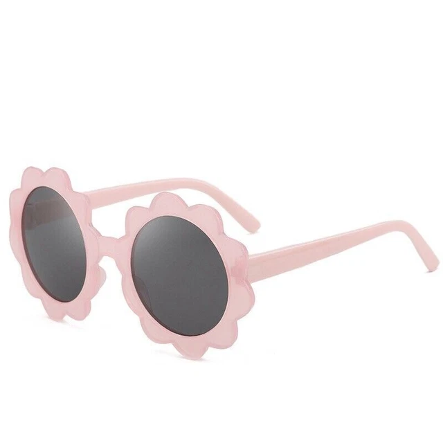 Cute Flowers Kids Sunglasses Personalized Boys Girls Small Tide UV-Proof C 3