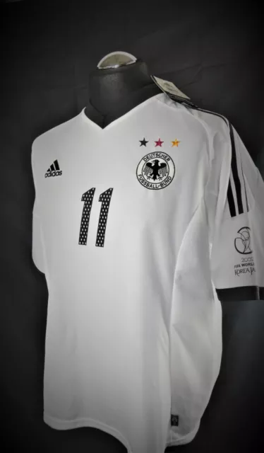 DFB Deutschland Trikot Gr. L Heim WM 2002 Miro Klose NEU mit Etikett !  Rar !