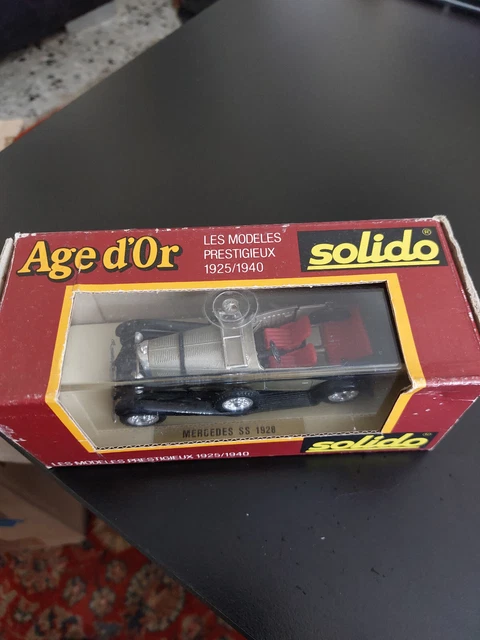 Solido N°3 Mercedes SS 1928 1/43 – Neuf En Boîte