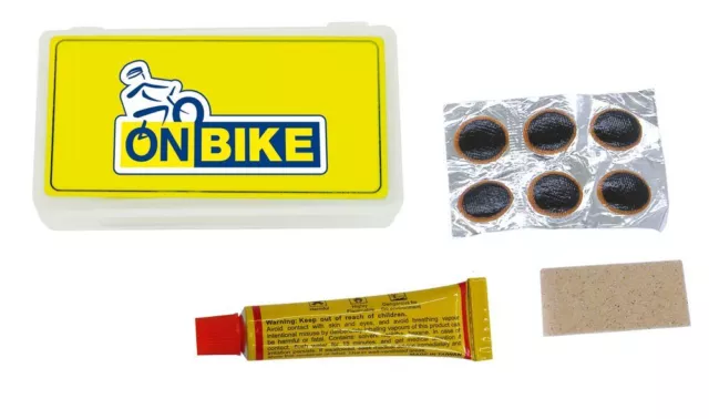 Kit riparazione rapida per ruote bici con scatola On Bike