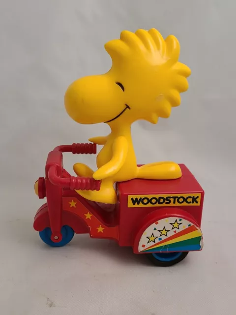 VINTAGE WOODSTOCK (SNOOPY) Friction Wheelie in Original Box