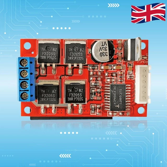 BRUSHED PWM MOTOR Driver Module H-Bridge High Power DC Motor Driver ...