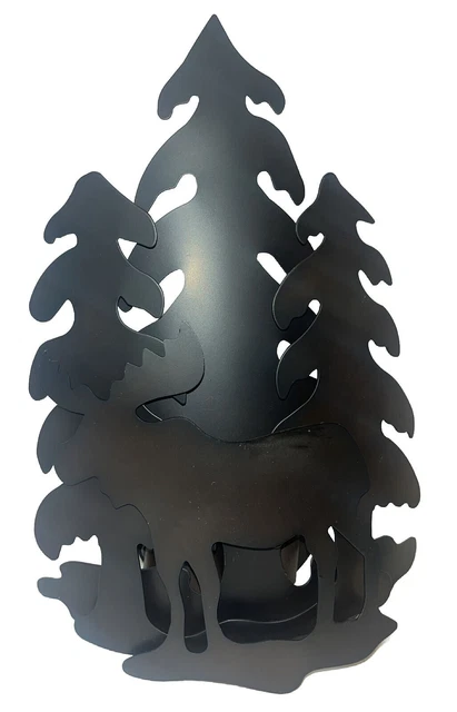 Hampton Bay Wildlife Moose 13"  Wall Sconce 181 462 Antique Copper Rustic Cabin