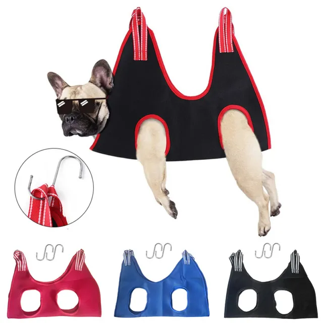 Recorte ayudante cuidado mascota hamaca perro baño paquete gato bolsa de retención @