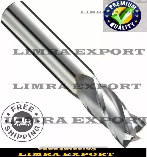 HSS Parallel Shank End Mill-Cutter Dia 9MM Shank 8MM OAL 59MM Cut Edge 19MM