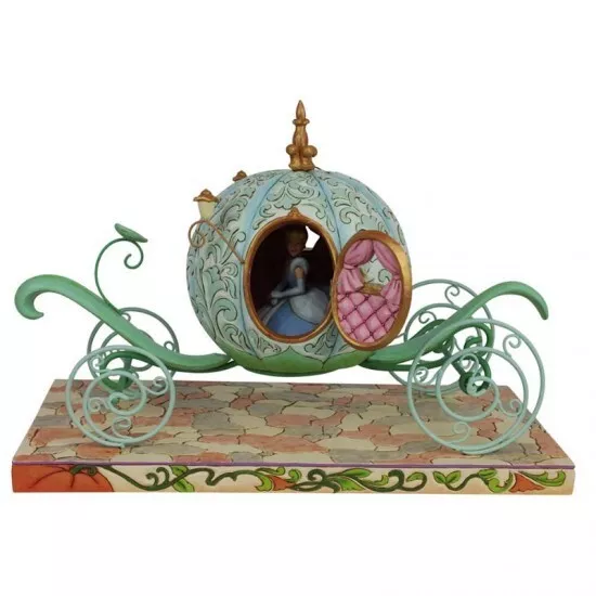 Jim Shore Traditions Carrozza Cenerentola Cinderella Nuova In Box