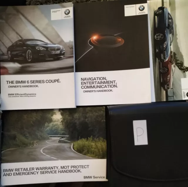 Bmw 6 Series Coupe Owners Handbook Pack 2015_2018