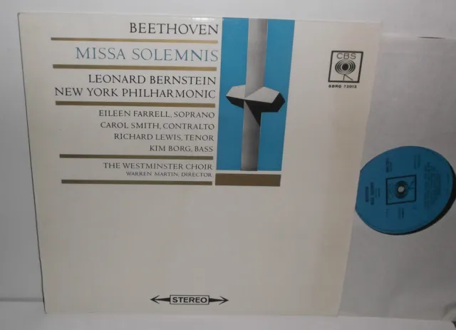 SBRG 72013/4 Beethoven Missa Solemnis New York Philharmonic Leonard Bernstein 2