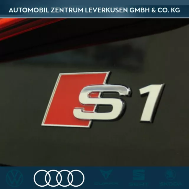 SCRITTURA ORIGINALE AUDI S1 griglia radiatore esterno emblema logo  anteriore cromo OEM EUR 46,90 - PicClick IT