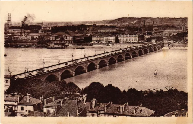 CPA BORDEAUX - Le Pont et la Ville taken from the Tower St-MICHEL (655411)