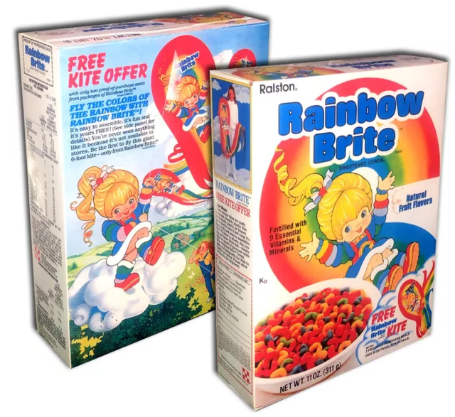 Ralston RAINBOW BRITE Cereal Box  (BOX ONLY!)