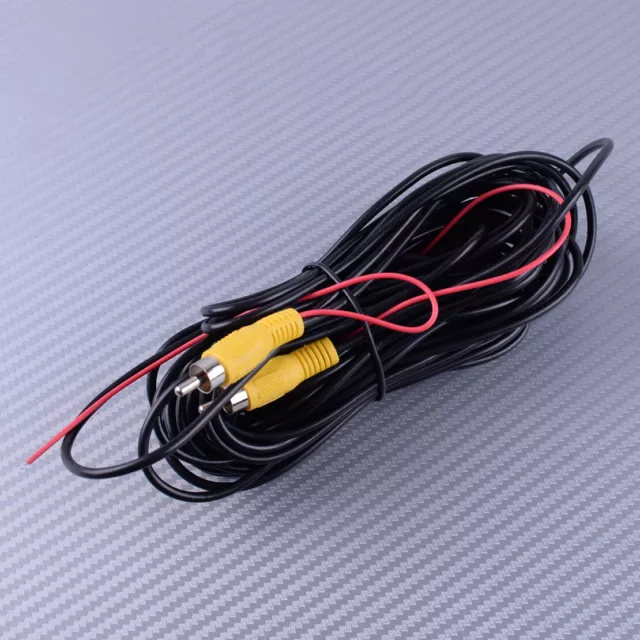 10M Car Reverse Rear View Parking Camera Video RCA Extension Cable Car Wire FR