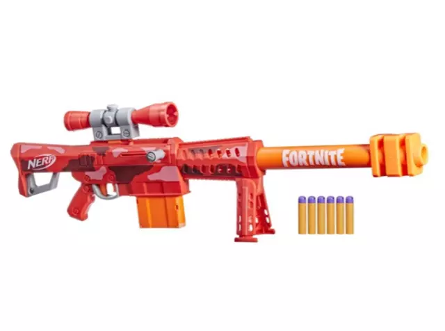 Nerf Fortnite Gun BASR L Blaster Boys Toy Sniper Rifle