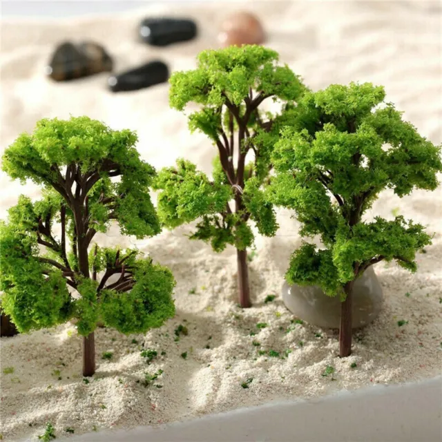 Modello di alberi 10 pz 79 cm splendidamente realizzato per giardino treno Warga