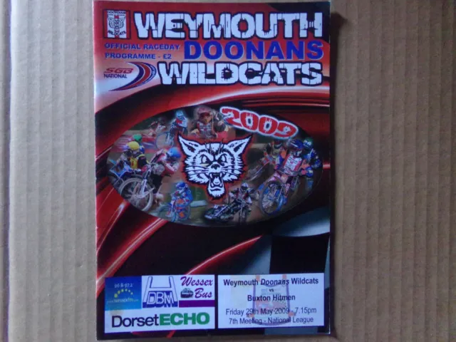 2009 Weymouth Wildcats v Buxton Hitmen National League  29/05/09