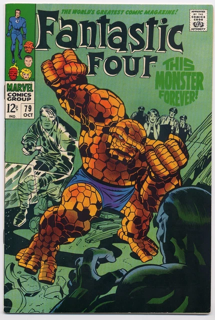 Fantastic Four 79 VF 8.0 1968 Marvel Mad Thinker Android Jack Kirby