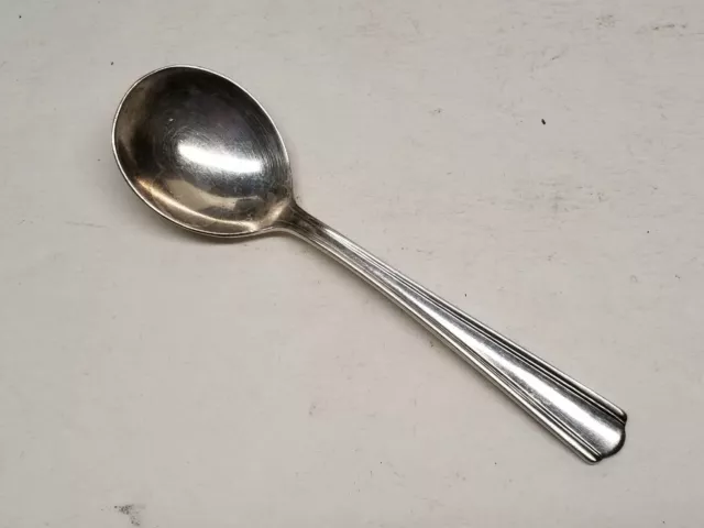 UP Union Pacific Railroad Silver Dining Car Soup Spoon