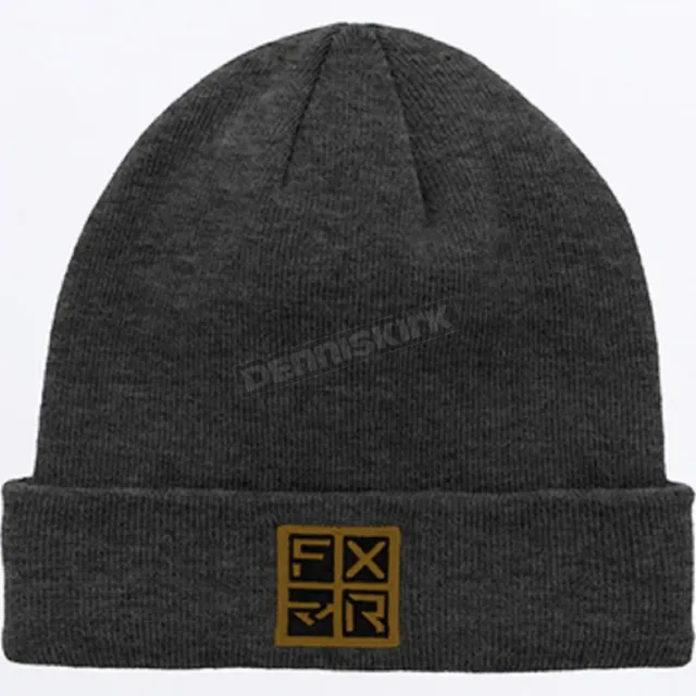 FXR Racing Youth Charcoal Heather Task Beanie - 231626-0600-01