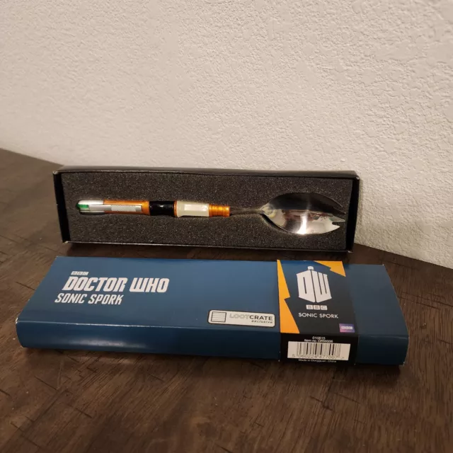 New BBC Doctor Who Sonic Spork Loot Crate Exclusive NIB