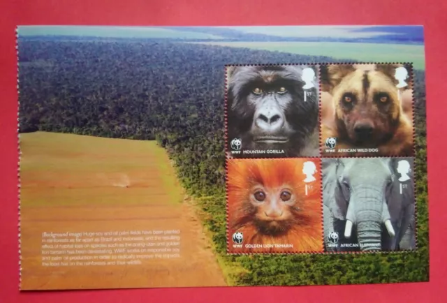 DX52 WORLD WILDLIFE FUND Prestige Booklet Pane umm pane 4