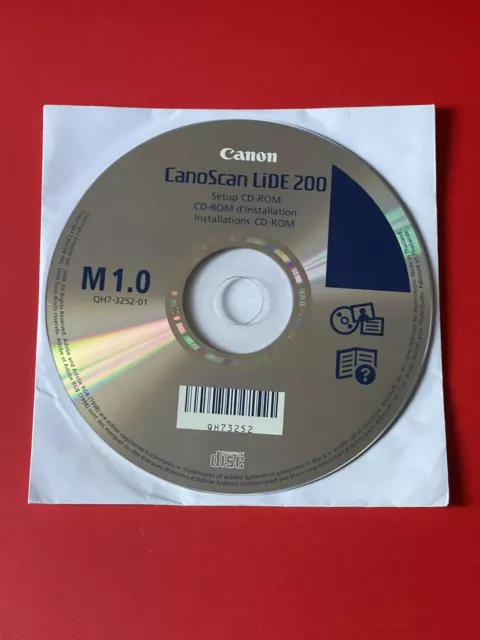 Canon Canoscan LiDE 200 CD-ROM Set Up M 1.0