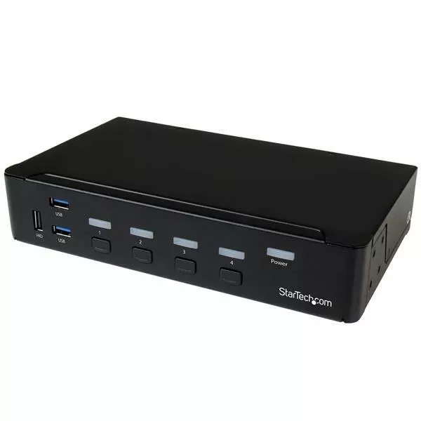 StarTech HDMI KVM Switch - 4-port KVM - Built-in USB 3.0 Hub - 1080p SV431HDU3A2