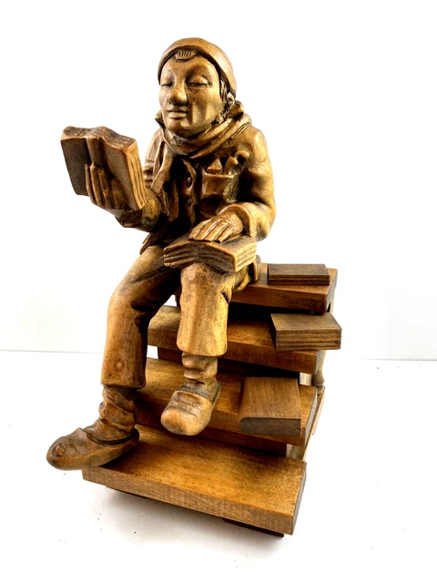 Gluckaro Wackelfigur Auto - Charmante Holzfigur Mit 12 Magneten Zum Schaukeln