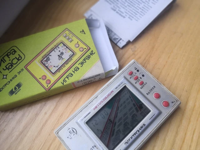 ELEKTRONIKA Game & Watch Nu Pogodi autoslalom Soviet Nintendo, USSR